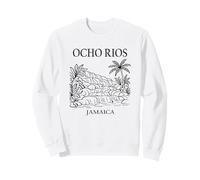 Ocho Rios Jamaica Minimalist City Skyline Travel Souvenir Sudadera