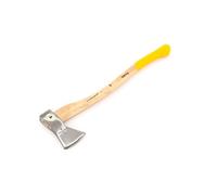 OCHSENKOPF Hacha forestal universal Gold, Empuñadura de madera de pacana, Funda para la hoja, Hoja pulida de 120 mm, Longitud 700 mm, OX 20 H-1257