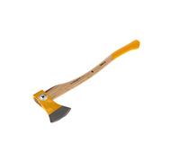 OCHSENKOPF Hacha ILTIS®, Empuñadura de madera de pacana, Hoja pulida de 145 mm, Longitud 700 mm, Con forma de pata de vaca, OX 10 H-1207