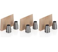 Ochsenkopf Kit de Montaje, Cuña para hachas Pesadas, 3 Piezas (2 cuñas Circulares y 1 cuña de Madera), Herramienta Forestal, OX E-123-0200 (Paquete de 3)
