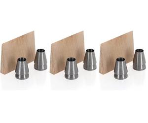 Ochsenkopf Kit de Montaje, Cuña para hachas Pesadas, 3 Piezas (2 cuñas Circulares y 1 cuña de Madera), Herramienta Forestal, OX E-123-0200 (Paquete de 3)