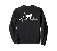 Ocicat Cat Heartbeat Funny Kitten For Cats Lovers Sudadera