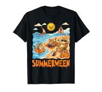 Ocicat Cat Spooky Summer Halloween Vacaciones Tropical Beach Camiseta