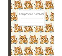 Ocicat Composition Notebook for Cat Lovers with Cute Kitten Pattern Design: Adorable Feline Themed Journal for Students and Writers with Spotted Kitty Art
