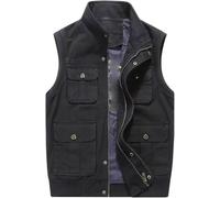 Ocio Otoño Ocio Ocio Ocio Hombres Chaleco suelto Chaleco al aire libre Hombros Primavera y otoño Al aire libre Personas No hay gente Lugar Pesca Chaleco de algodón de múltiples ovejas Chaqueta