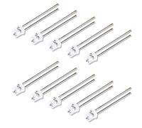 OcioDual 10x Fototransistor 5800B 5-10k 5mm 90W Foto Transistor, detector sensor, Photosensitive, Luminosidad Luz para Electronica Robotica Raspberry PIC