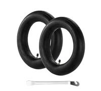 OcioDual 2 Camaras de Aire 10x2 Pulgadas Válvulas Compatible con Patinete Electrico Xiaomi Scooter 1S/Essential/M365/Pro/Pro2 Recambio Camara Neumatico Negro