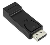 OcioDual Adaptador de DP a HDTV M/H Negro DisplayPort Display Port Video Audio Full HD 1080p para PC TV Monitor Proyector