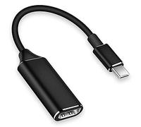 OcioDual Adaptador de USB Tipo C 3.1 a HDTV 2.0 M/H XHD 60Hz 1080p Negro para Smartphones Ordenadores Portatiles TV Laptop