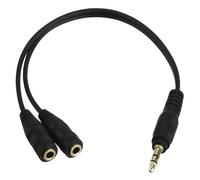 OcioDual Cable Audio, Adaptador Jack Cable de Audio Estéreo Duplicador | Sonido para PC, Smartphones, Altavoces, Auriculares, Cable Divisor de Audio, Cable Doble Jack, Cable Jack 3.5