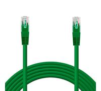 OcioDual Cable Ethernet Cat.6 de 0,30m Cable de Red UTP AWG24 Verde 1Gbps 250MHz con Conector RJ45, Compatible con PC PS5 PS4 XBOX X/S TV BOX ROUTER Servidor NAS