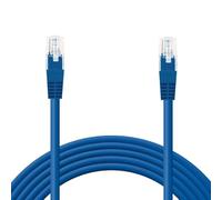 OcioDual Cable Ethernet Cat.6 de 3m Cable de Red UTP AWG24 Azul 1Gbps 250MHz con Conector RJ45, Compatible con PC PS5 PS4 XBOX X/S TV BOX ROUTER Servidor NAS