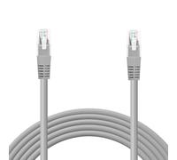 OcioDual Cable Ethernet Cat.6 de 7m Cable de Red UTP AWG24 Gris 1Gbps 250MHz con Conector RJ45, Compatible con PC PS5 PS4 XBOX X/S TV BOX ROUTER Servidor NAS