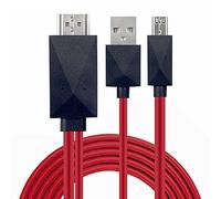 OcioDual Cable MHL de Micro USB 11 Pin Pines a HDTV TV Adaptador Convertidor para Samsung Galaxy S3/S4 Note 2/3/4 Tab S