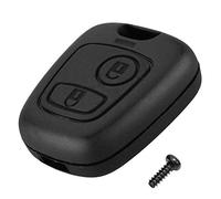 OcioDual Carcasa de Recambio Llave sin Espadin Compatible con Citroen C1 C2 C3 C5 Xsara Saxo Berlingo Picasso Negro 2 Botones