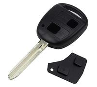 OcioDual Carcasa Funda Llave Mando con Espadín y Goma de 2 Botones Compatible con Toyota Yaris Rav4 Corolla Celica Aygo Toy43