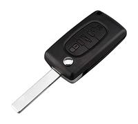 OcioDual Carcasa Llave Mando de 3 Botones Maletero, CE0523 con Espadín HU83, Funda Compatible con 206 207 306 307 308 407 607 806, Compatible con C2 C3 C4 C5 C6, Key Case