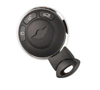 OcioDual Carcasa Mando Coche de 3 Botones Compatible con BMW Mini Cooper R56, Reemplazo Mando a Distancia Coche con Espadín Virgen, Cubierta Rígida