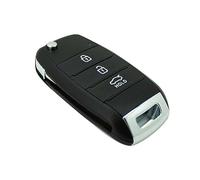 OcioDual Carcasa Mando Coche de 3 Botones Compatible con KIA K2 K5 Sorento Soul Carens Sportage, Funda de Reemplazo para Llave Mando a Distancia Coche con Espadín, Cubierta Rígida