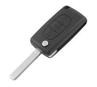 OcioDual Carcasa Mando Coche de 3 Botones Faros, CE0536 con Espadín VA2, Funda Compatible con Peugeot 206 207 306 307 308 407 607 806, Citroen C2 C3 C4 C5 C6, Key Case