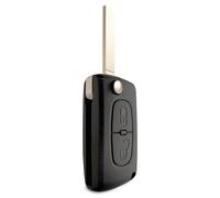 OcioDual Carcasa Mando Coche, Llave Mando de 2 Botones, CE0536, Espadín VA2, Compatible con 107 207 208 308 407 3008 4007 4008 5008 C3 C4 C5 C6