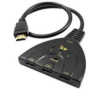 OcioDual Conmutador 4K 3 Entradas Puertos HDTV Salida Multi Splitter Switch HUB Caja HDTV