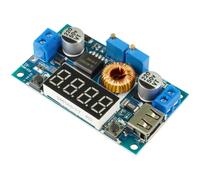 OcioDual Convertidor Regulador de Voltaje Voltímetro DC 5A 75W Pantalla XL4015 para Arduino