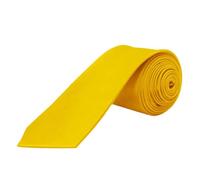 OcioDual Corbata Amarilla Hombre, Corbatas de Hombre Modernas, Corbata Lisa Elegante para Traje de Boda, Negocios, Celebraciones, Eventos, Fiestas, Gravatas Hommes, Corbatas Estrechas