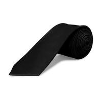 OcioDual Corbata Negra Hombre, Corbatas de Hombre Modernas, Corbata Lisa Elegante para Traje de Boda, Negocios, Celebraciones, Eventos, Fiestas, Gravatas Hommes, Corbatas Estrechas