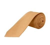 OcioDual Corbata Oro Hombre, Corbatas de Hombre Modernas, Corbata Lisa Elegante para Traje de Boda, Negocios, Celebraciones, Eventos, Fiestas, Gravatas Hommes, Corbatas Estrechas