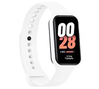 OcioDual Correa de Recambio Compatible con Xiaomi Smart Band 8 Active/Redmi Smart Band 2, de Color Blanco, Pulsera de Repuesto de Silicona Suave Flexible Sport Goma Transpirable