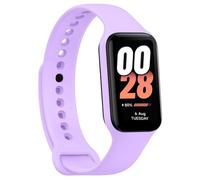 OcioDual Correa de Recambio Compatible con Xiaomi Smart Band 8 Active/Redmi Smart Band 2, de Color Lavanda, Pulsera de Repuesto de Silicona Suave Flexible Sport Goma Transpirable