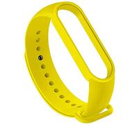 OcioDual Correa de Repuesto Compatible con Xiaomi Mi Band 6 5 Amazfit Band 5 Amarilla Recambio Silicona Suave Flexible Pulsera Brazalete