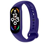 OcioDual Correa de Repuesto Compatible con Xiaomi Mi Band 6 5 Amazfit Band 5 Azul Oscura Recambio Silicona Suave Flexible Pulsera
