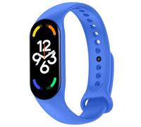 OcioDual Correa de Repuesto Compatible con Xiaomi Mi Band 6 5 Amazfit Band 5 Azul Recambio Silicona Suave Flexible Pulsera Brazalete