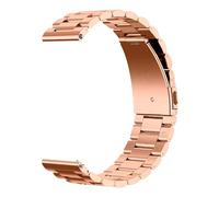 OcioDual Correa Metálica para Reloj de Liberación Rápida, Pulsera Smartwatch de Acero Inoxidable de Color Plata, Compatible con reloj tradicional o inteligente que tenga pasadores de 24mm