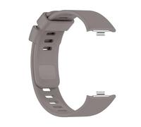 OcioDual Correa Reloj Inteligente Compatible con Xiaomi Smart Band 8 Pro, Redmi Watch 4, Pulsera Inteligente de Silicona, Resistente al Sudor, Enganche Metálico, Gris, Correas Reloj