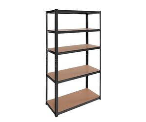 OcioDual Estanteria Metalica Gris Essential, Estanteria Almacenaje Trastero, 180x90x40cm, Estante Cocina, Estanterias Almacenaje Trastero, Estanterias Metalicas Sin Tornillos