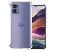 OcioDual Funda Protectora de TPU Compatible con Motorola Edge 30, Carcasa de Protección Transparente con Esquinas Reforzadas, Protección para la Cámara Trasera, Flexible en Silicona Gel