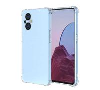OcioDual Funda Protectora de TPU para OPPO Reno8 Lite 5G, Carcasa de Protección Transparente con Esquinas Reforzadas, Protección para la Cámara Trasera, Flexible en Silicona Gel