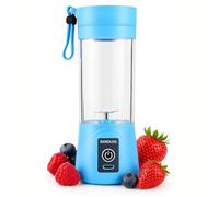 OcioDual Licuadora para Verduras y Frutas, Batidora de Vaso Portatil para Smoothies, Milkshakes, Cócteles, Licuadora de Vaso de 380 ML, Liquidificador, Recargable USB