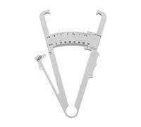 OcioDual Medidor de Grasa Corporal, Plicometro Profesional, Adipometro, Medidor Grasa Corporal, Pinzas para Pliegues Cutáneos, Plicómetro, Lipocalibre, Calibre Adipómetro, Blanco