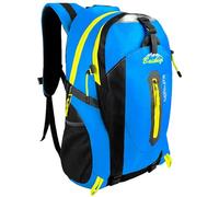 OcioDual Mochila Senderismo 30 Litros Azul, Mochila Trekking, Montaña y Camino de Santiago, Multifuncional, Ligera, Mochilas Hombre para Camping, Acampada, Marcha Nórdica, Supervivencia