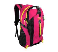 OcioDual Mochila Senderismo 30 Litros Rosa, Mochila Trekking, Montaña y Camino de Santiago, Multifuncional, Ligera, Mochilas Hombre para Camping, Acampada, Marcha Nórdica, Supervivencia