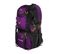 OcioDual Mochila Senderismo 50 Litros, Mochila Trekking, Montaña y Camino de Santiago, Multifuncional, Ligera, Mochilas Hombre para Camping, Acampada, Marcha Nórdica, Supervivencia, Purpura