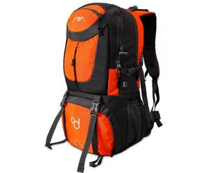 OcioDual Mochila Senderismo 50L, Mochila Trekking Multifuncional, Ligera, Impermeable, Plegable, Mochilas Montaña para Camping, Acampada, Escalada, Marcha Nórdica