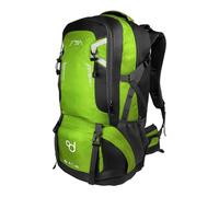 OcioDual Mochila Senderismo 60 Litros, Mochila Trekking, Montaña y Camino de Santiago, Multifuncional, Ligera, Mochilas Hombre para Camping, Acampada, Marcha Nórdica, Supervivencia, Verde