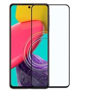 OcioDual Protector de Pantalla Cristal Templado con Marco Negro para Galaxy M53 5G, Vidrio Premium con Borde 9D y Dureza 9H, Antigolpes, Anticaídas, Antiarañazos