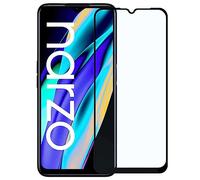OcioDual Protector de Pantalla Cristal Templado con Marco Negro para Realme Narzo 50A Prime, Vidrio Premium con Borde 9D y Dureza 9H, Antigolpes, Anticaídas, Antiarañazos, 1 protector