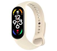 OcioDual Pulsera de Recambio Silicona, Blanco Oficial, Compatible con Xiaomi Band 7 6 5, Compatible con Amazfit Band 5, Correa Repuesto Brazalete Goma Suave Flexible